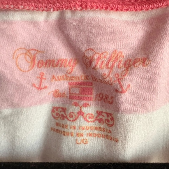 Tommy Hilfiger Pink and White Striped Top - Picture 2 of 4